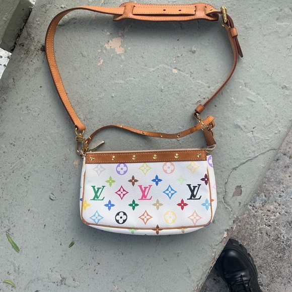 Luis Vuitton multi color pochette - Picture 9 of 16